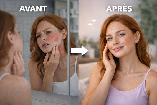 Produits de beauté et thé ellesensitive