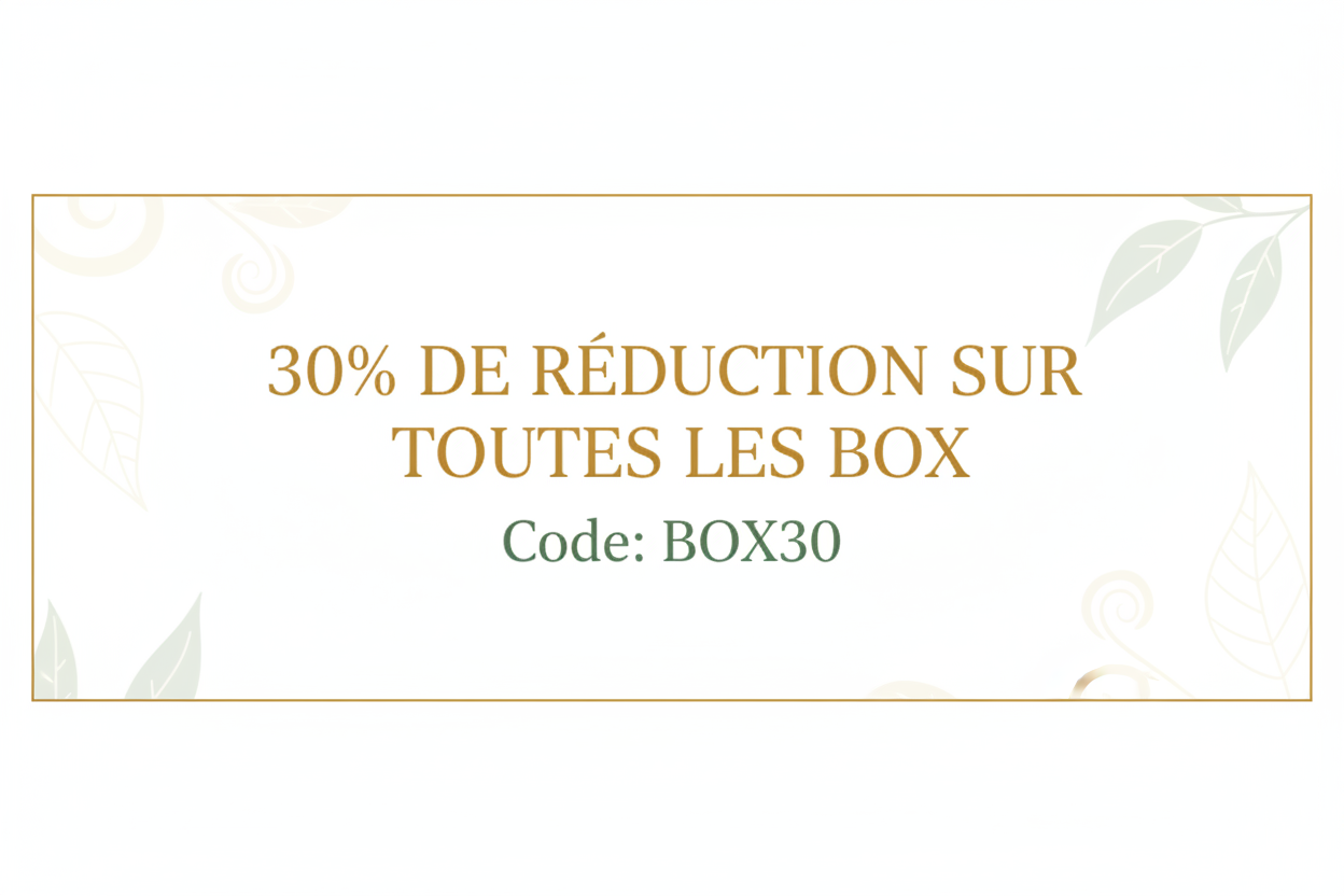 Bannière promotion 30% minimaliste