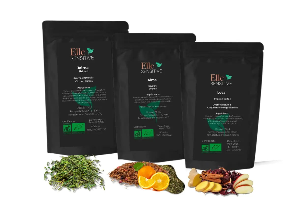 Coffret Cadeau Thé Bio ellesensitive